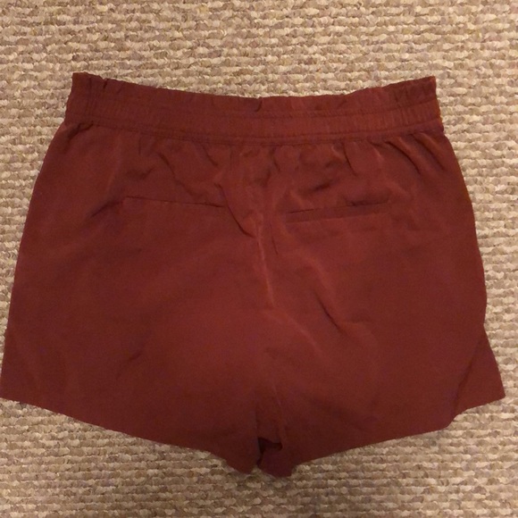 Dynamite Brown High Waisted Tie Shorts - Picture 2 of 3